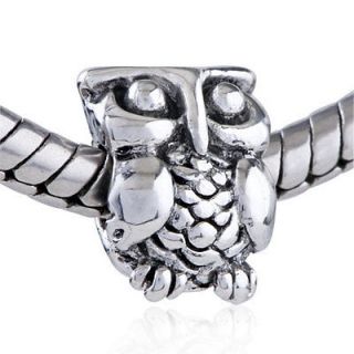 pugster bead silver owl silver charm for g32 time left