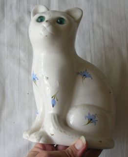alcobaca pottery cat made in portugal  14