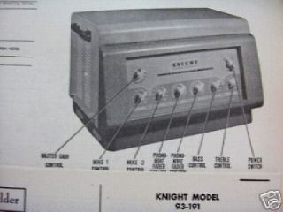 knight amplifier in Vintage Amplifiers & Tube Amps