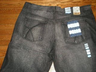 nwt pelle pelle black jeans sz 52 x 34 retail $ 72 rare