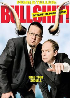 Penn Teller Bullshit   The Complete Fourth Season DVD, 2007, 3 Disc 