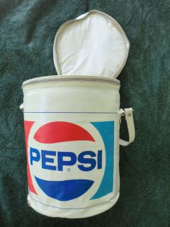 Pepsi Cola Insulated Plastic Can Cooler 12 Inches Tall 1973 1991