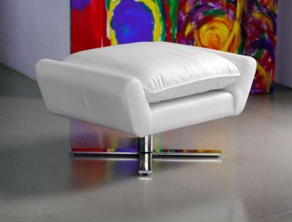real leather footstool bench black brown creme pony ski from