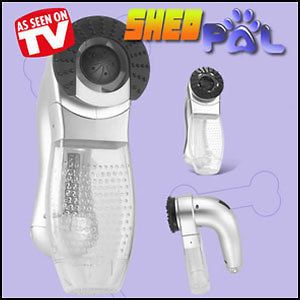 Shed Pal As Seen On TV Vaccuum Grooming Brush System Pet Dog Cat Groom