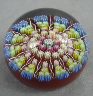 fabulous perthshire p cane paperweight  120 00
