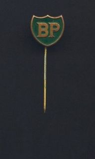 bp british petroleum vintage logotype pin 1960 s from austria