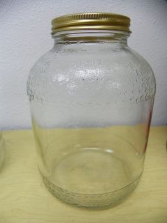   Duraglas Sculpted Glass Canning or Pickle Jar F1984 af13