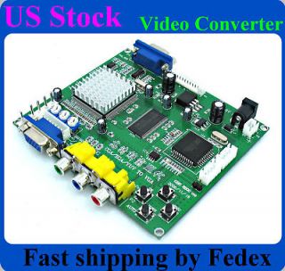 CGA/EGA/YUV/RGB TO VGA converter (1 VGA output) arcade game board PCB 
