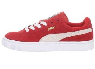 Puma Kids Suede Classic (TODDLER/YOUTH) Red White 353636 03 Sz4T 10T 