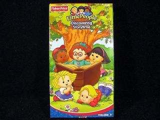 NEW Fisher Price Little People VHS Tape DISCOVERING STORYTIME Volume 9