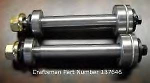 craftsman 42 riding mower deck mandrel shafts 137646 fast free