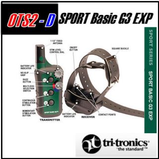 tri tronics sport basic g3 exp remote trainer time left