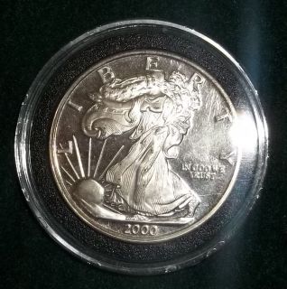 2000 Silver Walking Liberty The Dawn ofA New Millennium Coin
