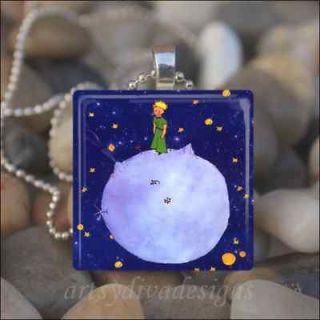 the little prince petit prince glass pendant necklace more options