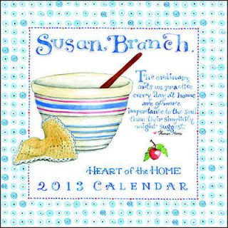 Susan Branch 2013 Wall Calendar Heart of the Home NEW in Package NIP