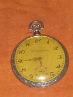 antique silver pocket watch ancre de precision 15 rubis from