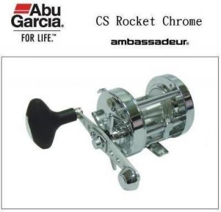 Abu Garcia 6500CS Rocket Chrome Fishing Reel Made in Sweden 1052226