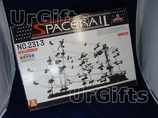 spacerail level 3 marble roller coaster spacewarp nib from china