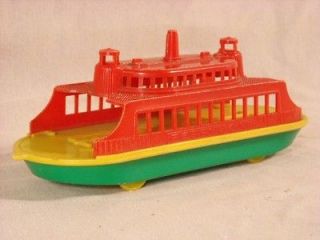 vintage 1950 s pyro ferry boat plastic vg cond time