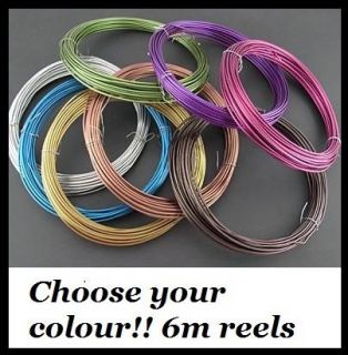   Aluminium Wire   choose your colour £1.00 combined postage for UK