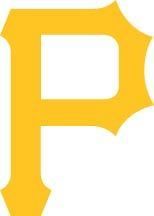 Pittsburgh Pirates P Logo Corn Hole Bean Bag Toss Decals Set of 2