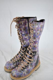 THE ART COMPANY PURPLE PIXEL FANTASY BOOT 0906 AIR ALPINE HANDCRAFTED 