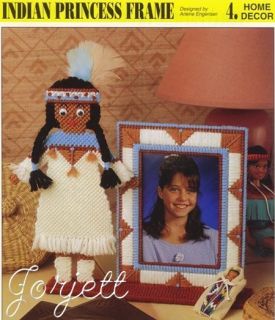 indian princess photo picture frame annie s pc pattern time