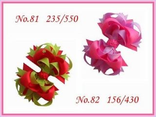 30 Girl Boutique 3.5 Funky Hair Bows 110 Style Clip B7A