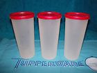 VINTAGE TUPPERWARE FROSTED TUMBLERS / CUPS # 115 12 OZ 
