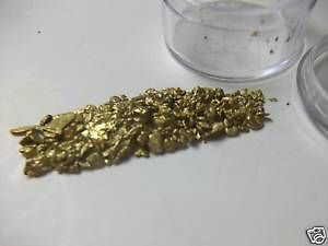 gram AKASKA GOLD NUGGETS from CHICKEN, ALASKA 20 10 SCREENED #30