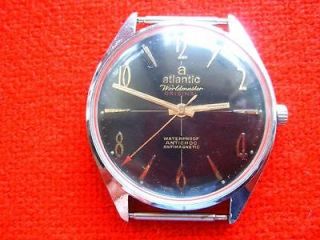 vintage old swiss made wrist watch atlantic 2 from bulgaria