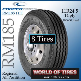     Roadmaster RM185 11R24.5 semi truck tire 24.5 tires 11245 tires