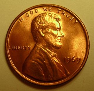 1969 penny in Lincoln Memorial (1959 2008)