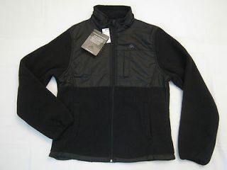   Snozu Fleece Jacket Black, Weather Resistant Performance Fabric $75