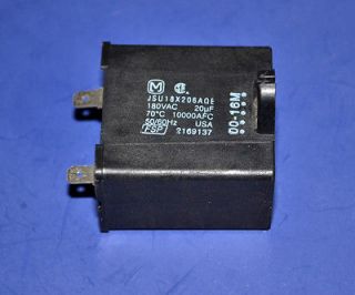 2169137 jsu18x206aqe refrigerator motor capacitor 20uf  16