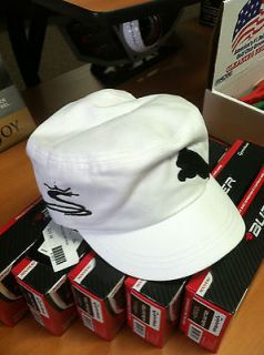 Cobra Puma Co Branded Military Style Hat   White   NEW