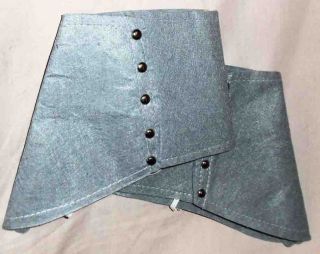 gray costume shoe spats victorian steampunk to 1930s style