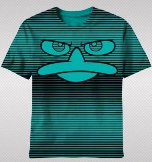 NEW Phineas And Ferb Agent P Platypus Retro Look Funny Cartoon Adult T 