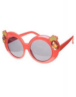  Jungle Gem NWT Coral Pineapple SUNGLASSES 0 4 yr (pink yellow fruit