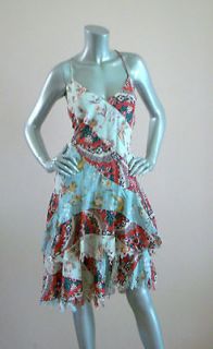 598 Nwt Ralph Lauren Blue Label Shelter Island Patchwork Floral Dress 