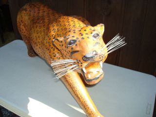   Large Leopard Lion Tiger Halloween Haunted House Prop Scary Decoration