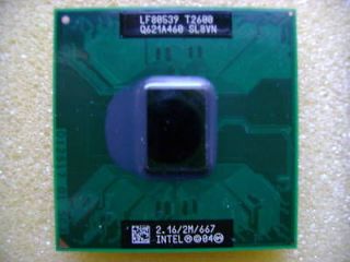 16ghz Core Duo Processor T2600 SL8VN E1505 E1405 667 e1705 m90 9400 