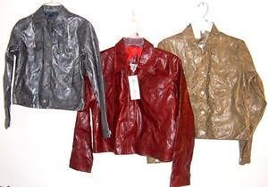 nwt faux snake skin all weather zip up jacket 4 colors