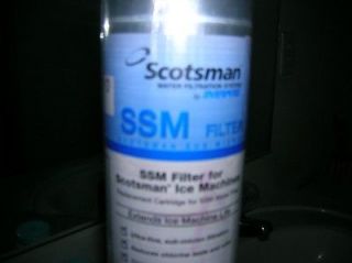 ssm filter for dual ice machine scotsman 