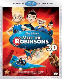 Meet the Robinsons Blu ray DVD, 2011, 3 Disc Set, 3D 2D