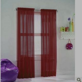 2pcs new elegant sheer voile windows curtain 84 x 60