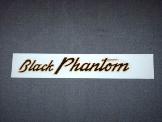nos original schwinn decals black phantom  9