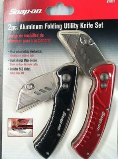   Tools Locking Box Cutter Folding Utility Pocket Knife Razor Blade Set