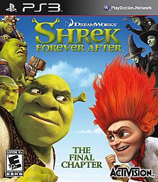 Shrek Forever After MINT COMPLETE Sony Playstation 3 PS3 GAME THE 