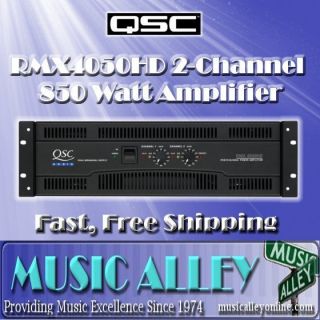 qsc rmx4050hd 2 channel 850 watt amplifier 